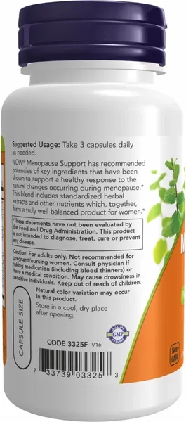 Изображение товара Пищевая добавка NOW Menopause Support (90 капсул)