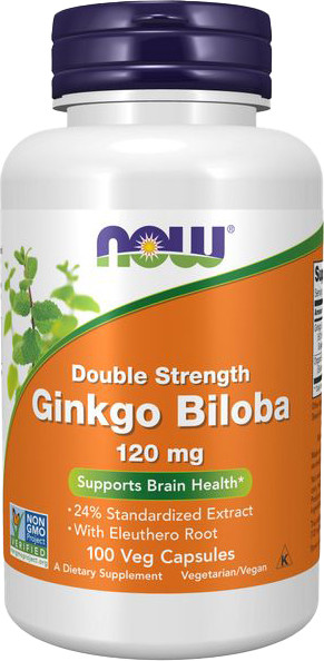 Изображение товара Пищевая добавка NOW Ginkgo Biloba (100 капсул)