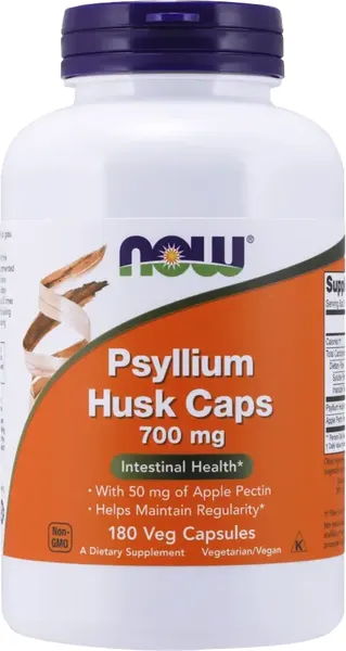 Изображение товара Пищевая добавка NOW Psyllium Husk Caps (180 капсул)