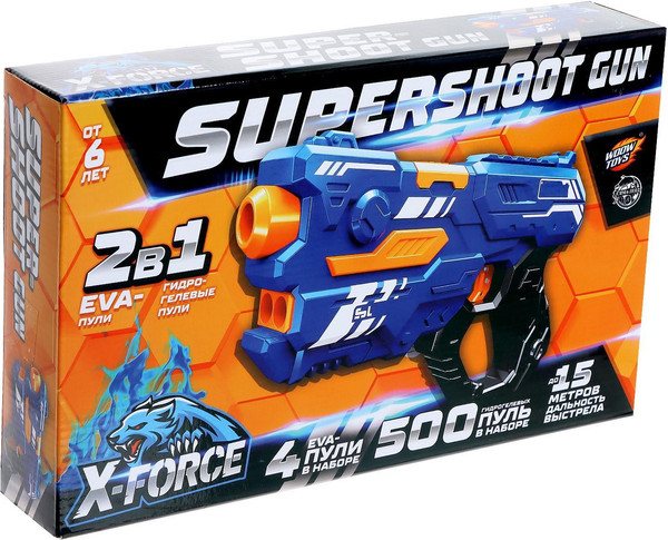 Изображение товара Бластер игрушечный Woow Toys Supershoot Gun / 5541512