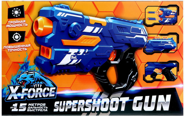 Изображение товара Бластер игрушечный Woow Toys Supershoot Gun / 5541512