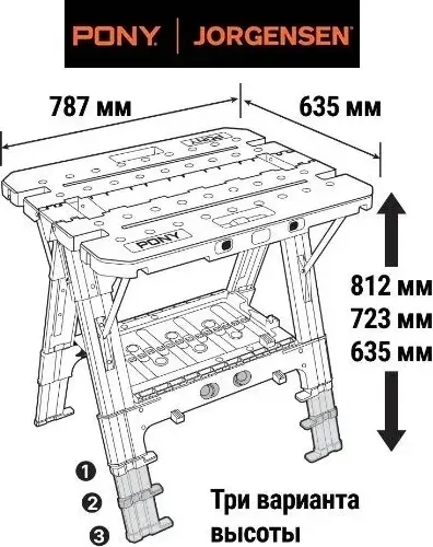 Изображение товара Верстак Pony Jorgensen 60P