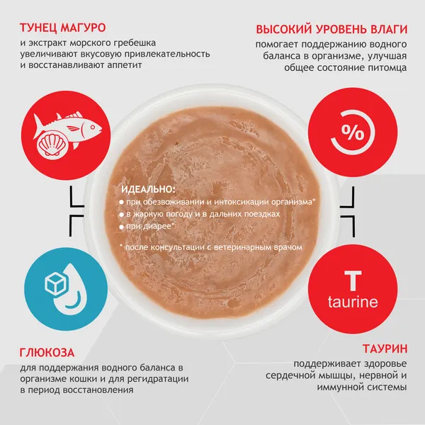Изображение товара Лакомство для кошек Inaba Чао Чуру Водный баланс тунец магуро (4x14г)