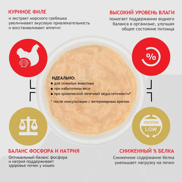 Изображение товара Лакомство для кошек Inaba Чао Чуру Здоровье почек куриное филе (4x14г)
