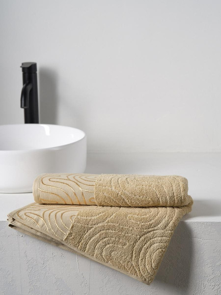 Изображение товара Полотенце Ночь нежна Golden Lines 70x140 (бежевый)