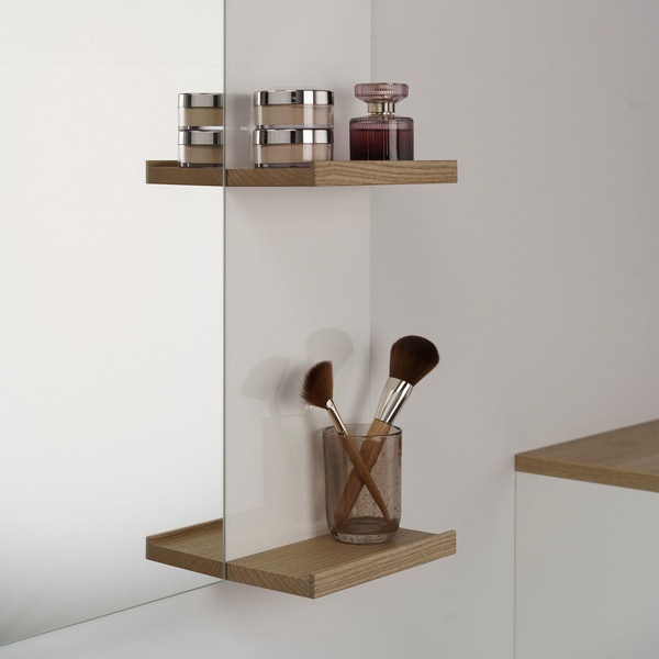 Изображение товара Комплект мебели для ванной Lauter Adri тумба, столешница, раковина 21674A (зеркало, 59 см, белый глянец)