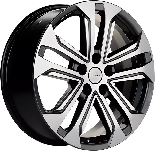 Изображение товара Литой диск Khomen KHW1803 Dargo/Jolion 18x7" 5x114.3мм DIA 66.5мм ET 37мм (Black FP)