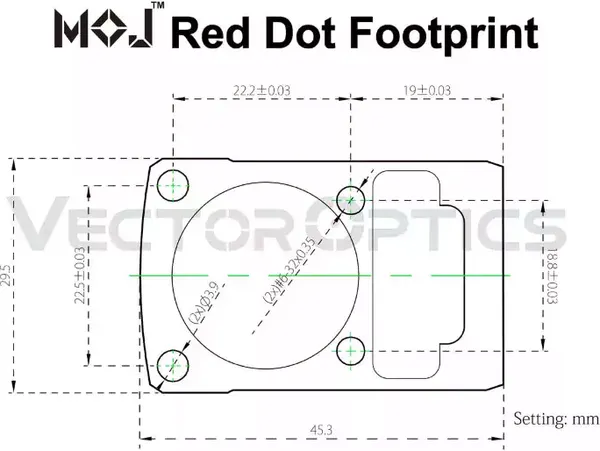 Изображение товара Коллиматорный прицел Vector Optics Frenzy-X 1x22x26 MOS Multi Reticle / SCRD-M36
