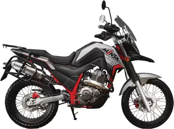 Изображение товара Мотоцикл M1NSK Goose 400 (серебристый/черный)