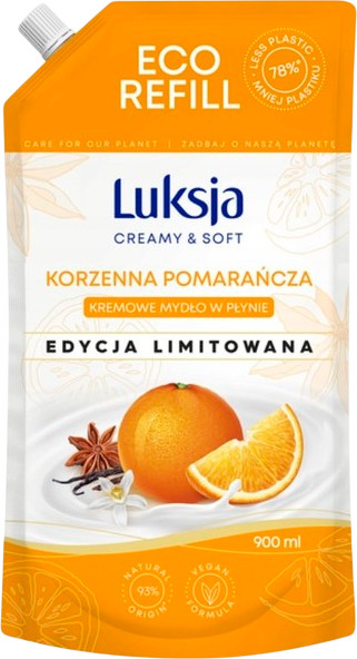 Изображение товара Мыло жидкое Luksja Пряный апельсин (900мл)