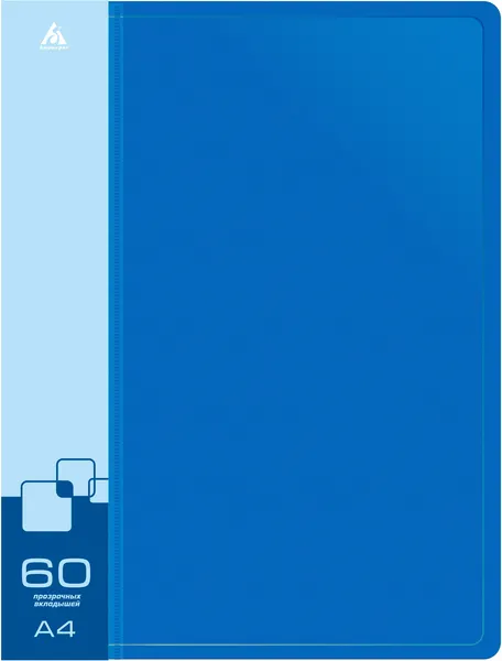 Изображение товара Папка для бумаг Бюрократ BPV60BLUE (синий)