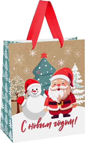 Изображение товара Пакет подарочный Meshu Happy Santa / MS_66173