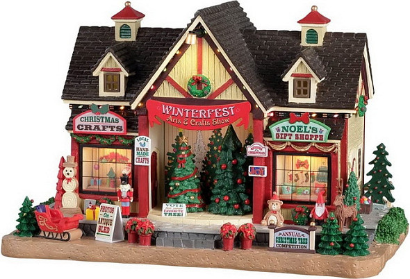 Изображение товара Световая фигурка Lemax Выставка искусств и ремесел Зимний фестиваль / 25865-EU