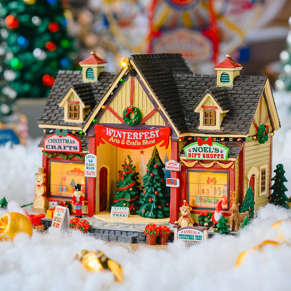 Изображение товара Световая фигурка Lemax Выставка искусств и ремесел Зимний фестиваль / 25865-EU