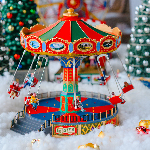 Изображение товара Световая фигурка Lemax Аттракцион Качели / 84379-EU