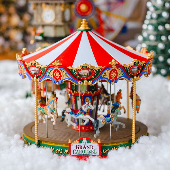 Изображение товара Световая фигурка Lemax Большая карусель / 84349-EU