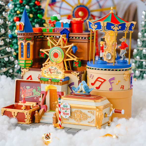 Изображение товара Световая фигурка Lemax Веселая музыкальная шкатулка / 35021-EU