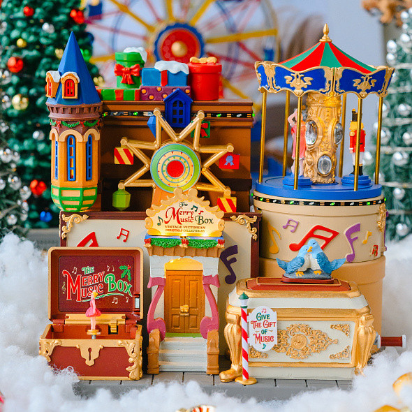 Изображение товара Световая фигурка Lemax Веселая музыкальная шкатулка / 35021-EU