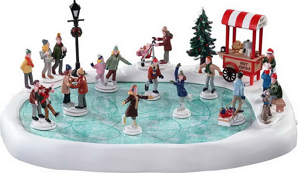 Изображение товара Статуэтка Lemax Деревенский пруд для катания на коньках / 94048-EU