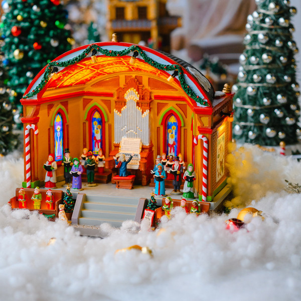 Изображение товара Световая фигурка Lemax Рождество в парковом павильоне / 45267-EU