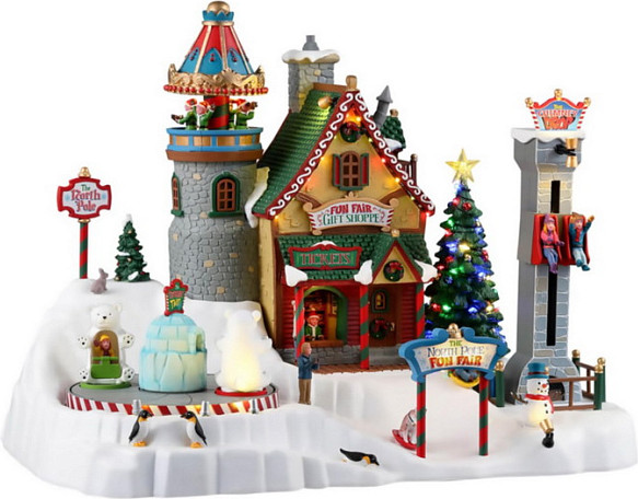 Изображение товара Световая фигурка Lemax Ярмарка развлечений на Северном полюсе / 35019-EU
