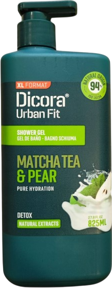 Изображение товара Гель для душа Dicora Urban Fit Detox Matcha Tea & Pear (825мл)