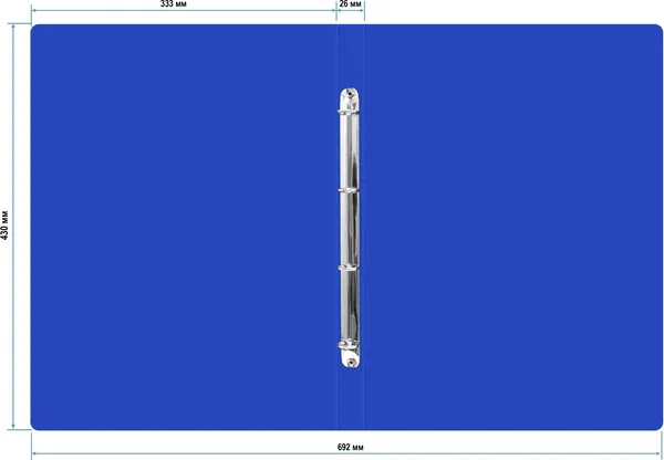 Изображение товара Папка-регистратор Бюрократ 0827VA3BLU (синий)