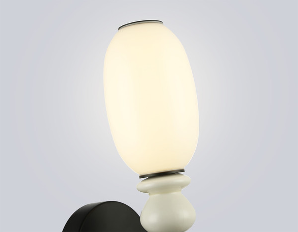 Изображение товара Бра Ambrella LH53148 BK/FR (черный/белый)