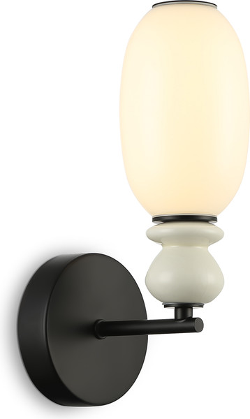 Изображение товара Бра Ambrella LH53148 BK/FR (черный/белый)