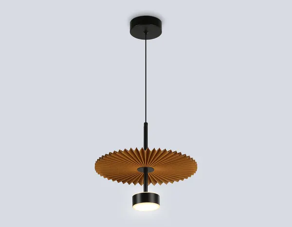 Изображение товара Потолочный светильник Ambrella LH72607 BK/CF (черный/кофе)