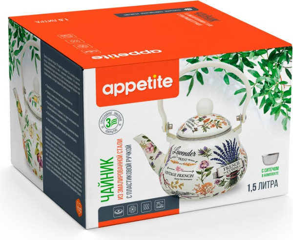 Изображение товара Чайник Appetite Эдем FT11-ED