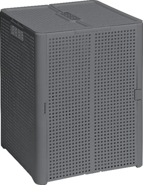 Изображение товара Корзина Violet Лофт с крышкой / 895118 (50л, серый)