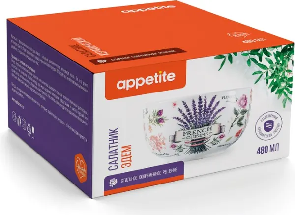 Изображение товара Салатник Appetite Эдем ZF1197-10