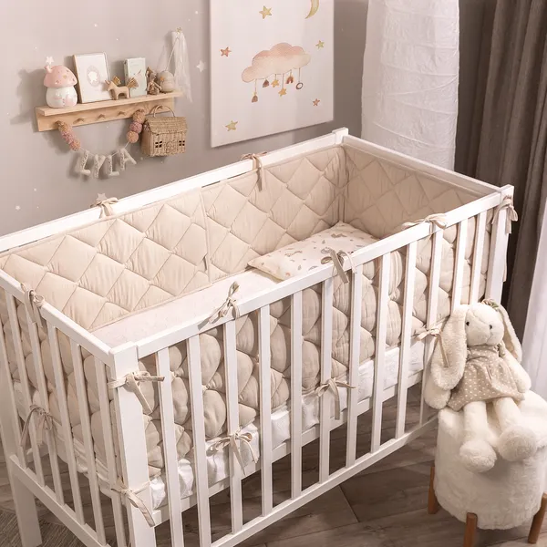 Изображение товара Бортик в кроватку Perina Slim / СБ.120-SM.04 (бежевый)