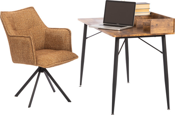 Изображение товара Кресло мягкое Tetchair Lutz (велюр/букле, VT shape amber)