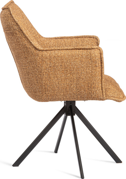 Изображение товара Кресло мягкое Tetchair Lutz (велюр/букле, VT shape amber)