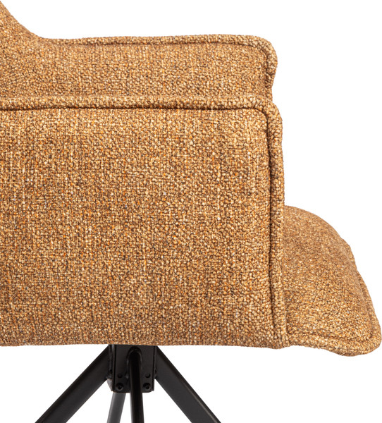 Изображение товара Кресло мягкое Tetchair Lutz (велюр/букле, VT shape amber)