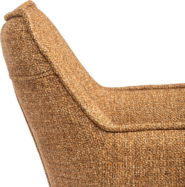 Изображение товара Кресло мягкое Tetchair Lutz (велюр/букле, VT shape amber)