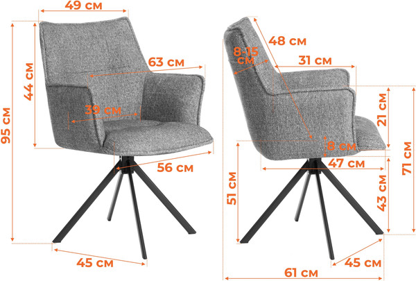 Изображение товара Кресло мягкое Tetchair Lutz (велюр/букле, VT shape amber)