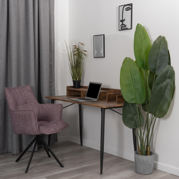 Изображение товара Кресло мягкое Tetchair  Lutz (велюр/букле, VT shape wood rose)