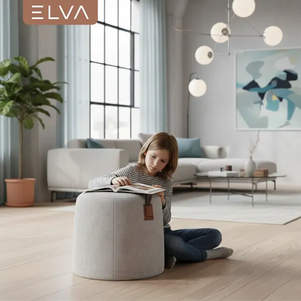 Изображение товара Пуф ELVA Фил круглый (Moss 960)