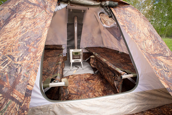 Изображение товара Палатка Берег Спутник-3 (трехместная, четырехлучевая, двухслойная)