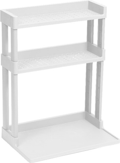 Изображение товара Подставка настольная для кухни Violet Vikea 3-х ярусная / 788206 (белый)