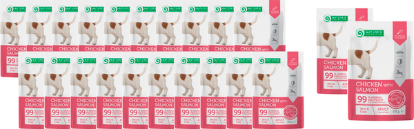 Изображение товара Влажный корм для собак Nature's Protection Skin and Coat Dog Adult с курицей, лососем / NPUPF63660 (22шт)