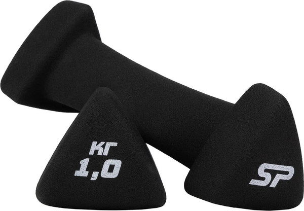 Изображение товара Набор гантелей Espado ES1118ED (1кг, черный)