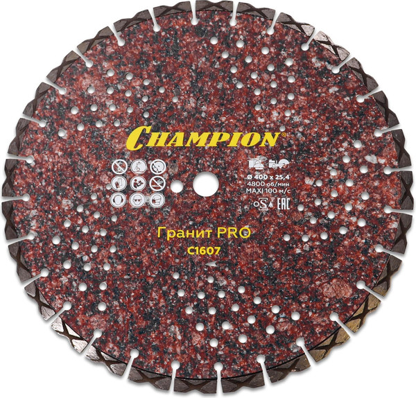 Изображение товара Отрезной диск алмазный Champion C1607