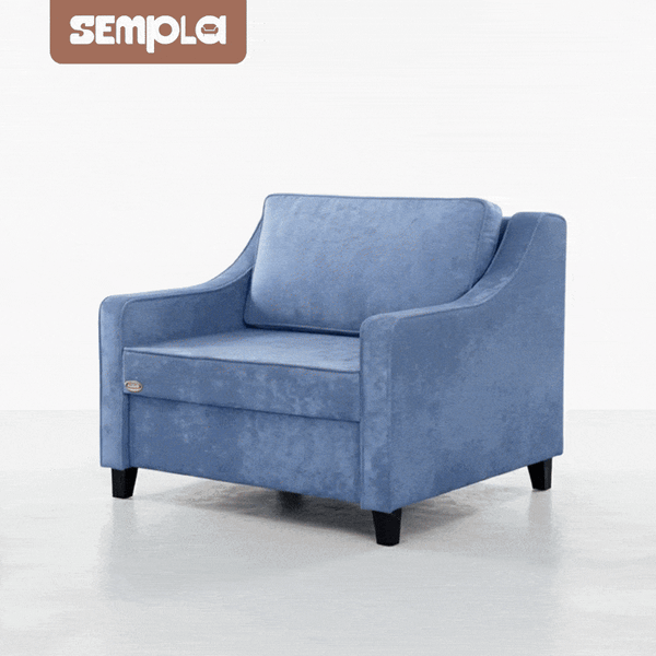 Изображение товара Кресло-кровать SEMPLA Джерси 2 - 900 (лана синий)