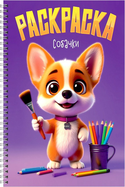 Изображение товара Раскраска Проф-Пресс Собачки (9785378356928)