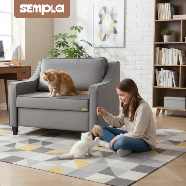 Изображение товара Кресло-кровать SEMPLA Джерси 2 - 900 (лана серый)