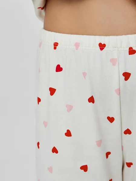 Изображение товара Пижама детская Mark Formelle 567743 (р.116-60, сердечки на молоке)